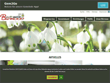Tablet Screenshot of buermoos.at